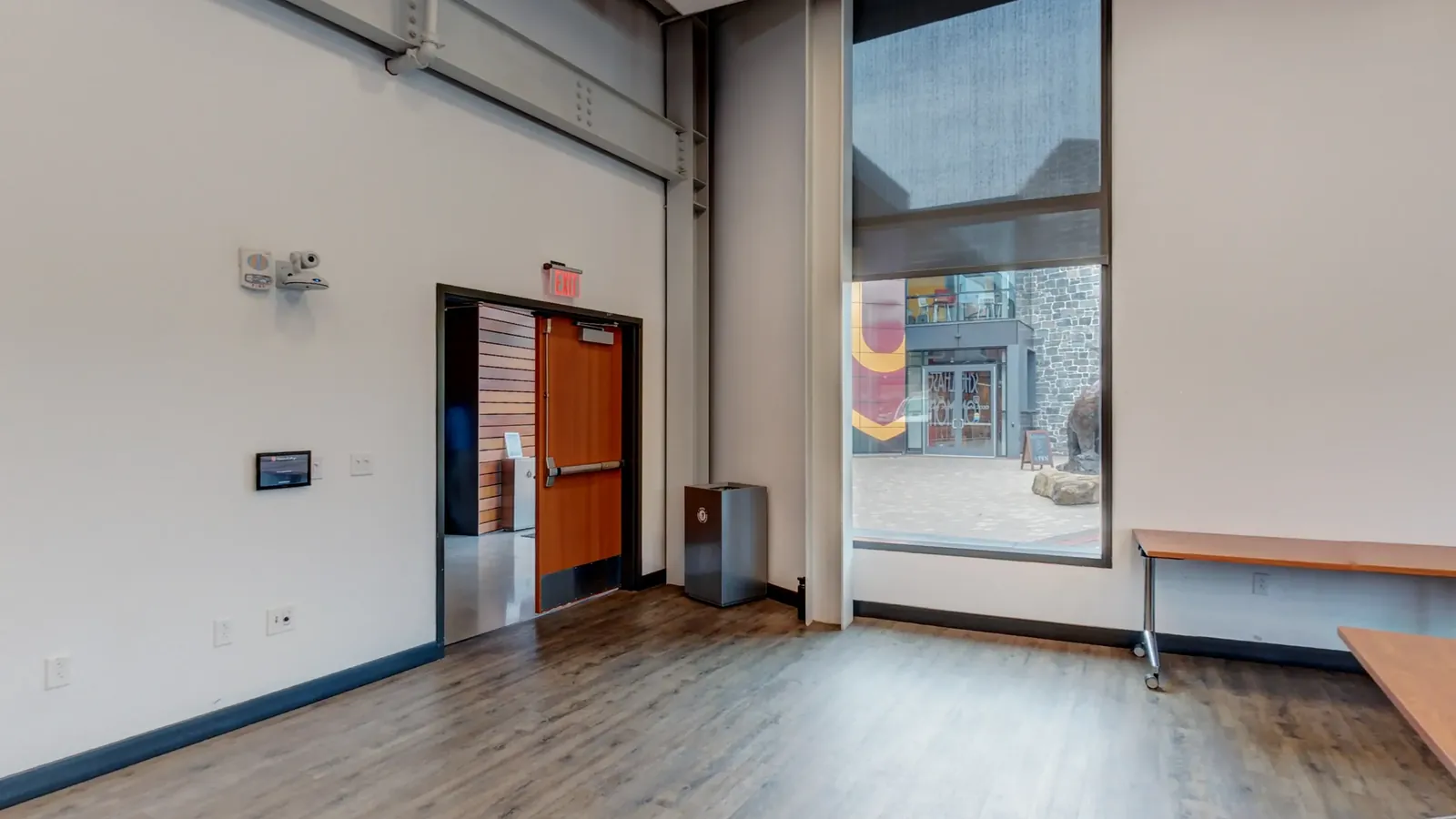 A meeting room inside Schellhase Commons