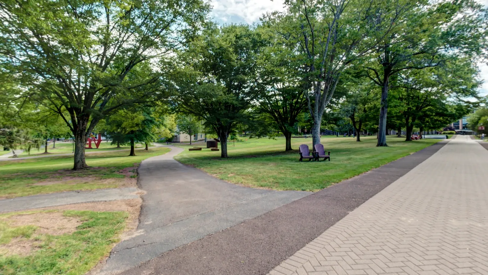The Bakes Center from the campus walk
