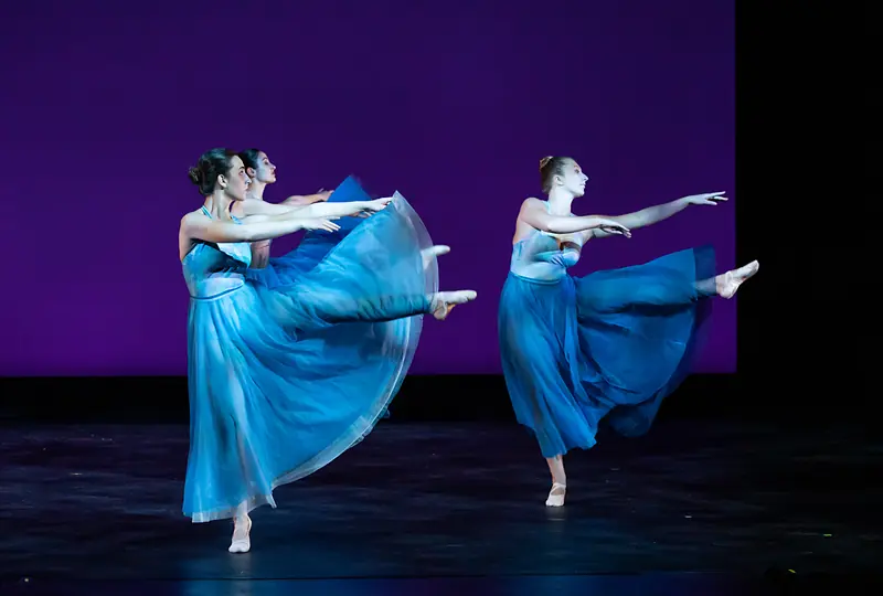 Two dancers in performance at the Kaleidoscope Performing Arts Center