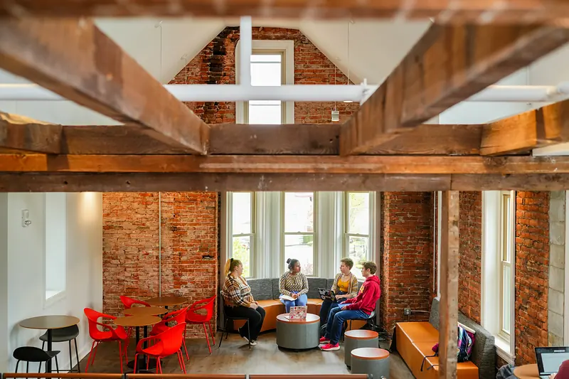 The Listening Room inside Schellhase Commons at Ursinus College