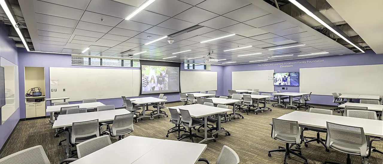 The lobby of the Innovation and Discovery Center